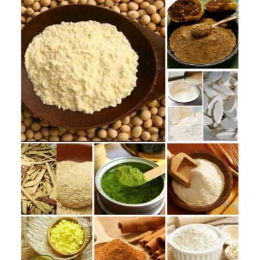 100gr bột thiên nhiên (nhiều loại)