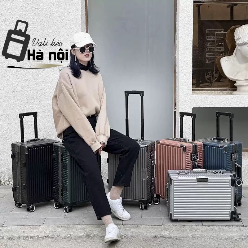 Vali KHOÁ SẬP KHUNG NHÔM CAVI siêu phẩm 2022 cực cứng cáp, bền bỉ