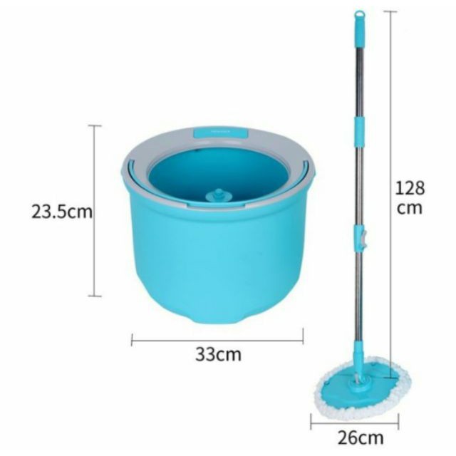 Bộ Cây Lau Nhà Mini Lock&Lock Conner Spin Mop ETM494