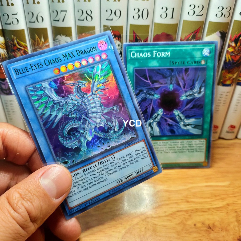 Thẻ bài yugioh chính hãng set Blue-Eyes Chaos MAX Dragon