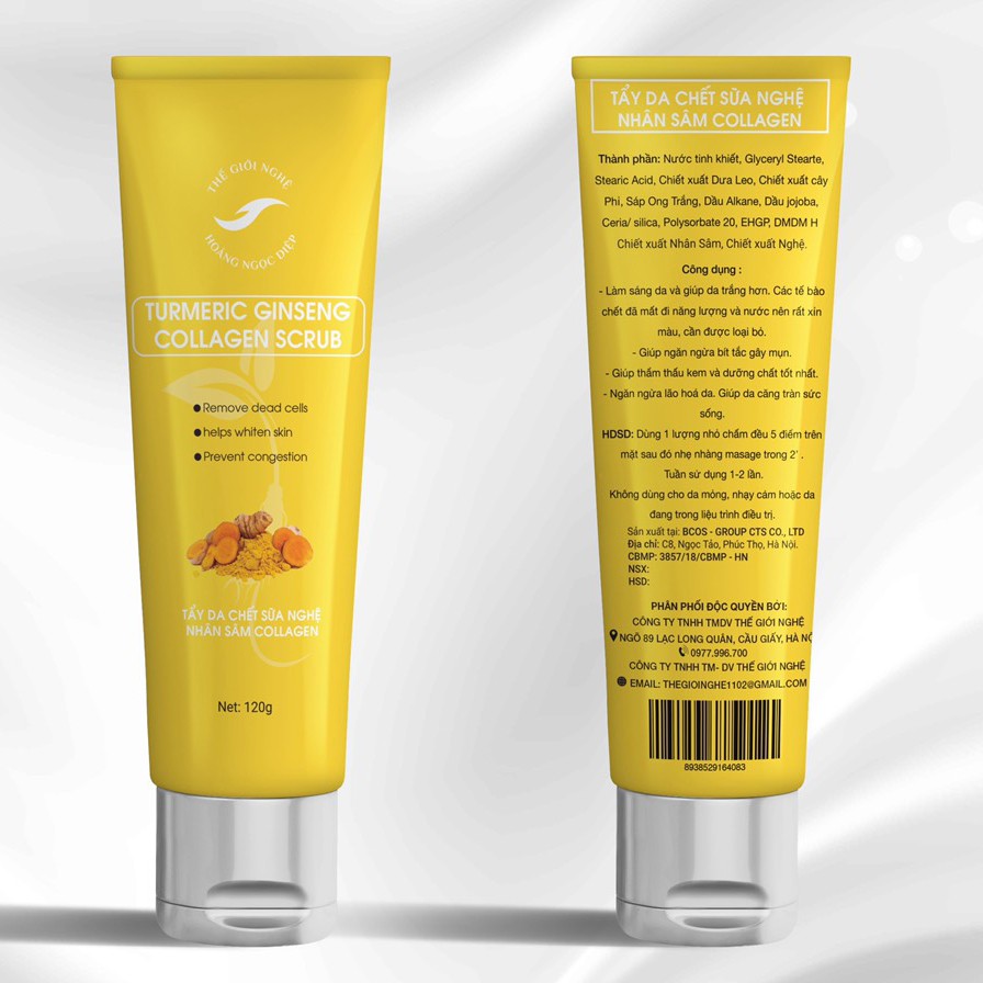 Kem Tẩy Da Chết Sữa Nghệ Nhân Sâm Collagen | BigBuy360 - bigbuy360.vn