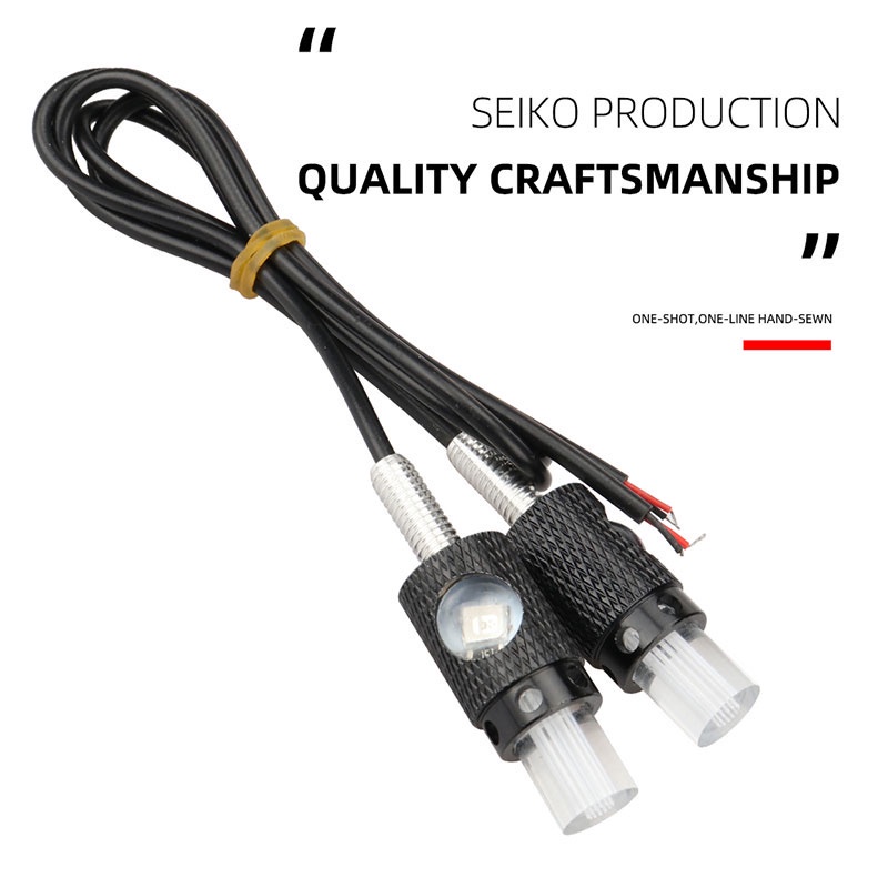 1 Đèn Pha 12V Hai Mặt DRL Chống Nước Cho Xe Hơi/Xe Máy/Xe Tải