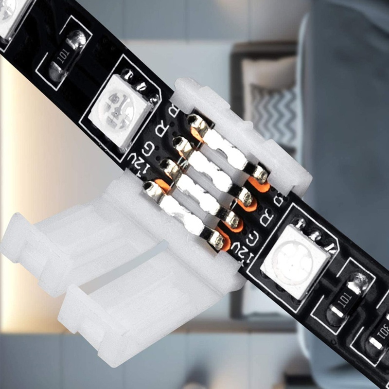 Đầu Nối Dây Đèn LED RGB 4 Pin 10mm Chuyên Dụng ​Set 10 Đầu Nối Chuyển Đổi Chuyên Dụng