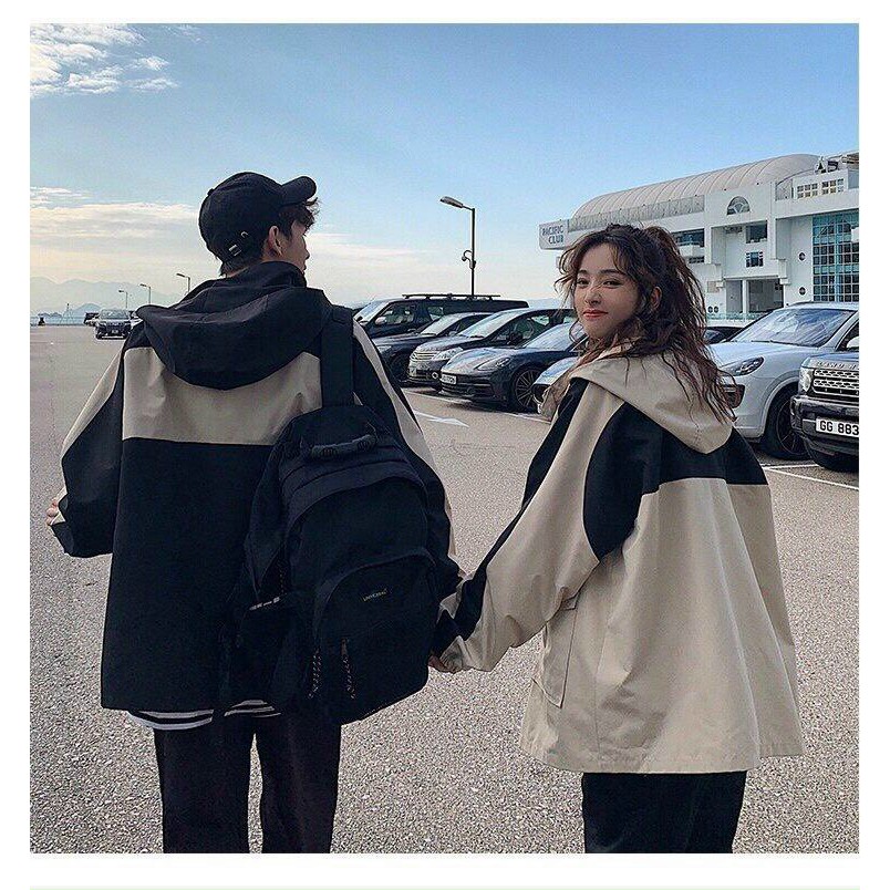 Áo Khoác kaki chống rét dày dặn dành cho cặp đôi couple dáng unisex dành cho nam nữ cao cấp | BigBuy360 - bigbuy360.vn