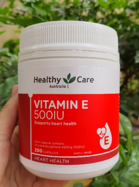 (Mẫu mới date 2023) Viên uống Vitamin E Healthy Care 500IU
