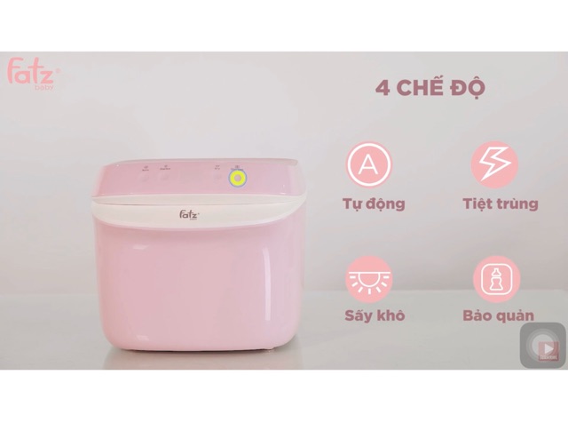 BH 12 tháng chính hãng- Máy tiệt trùng sấy khô tia UV Fatz FB4700 (màu trắng + xanh)