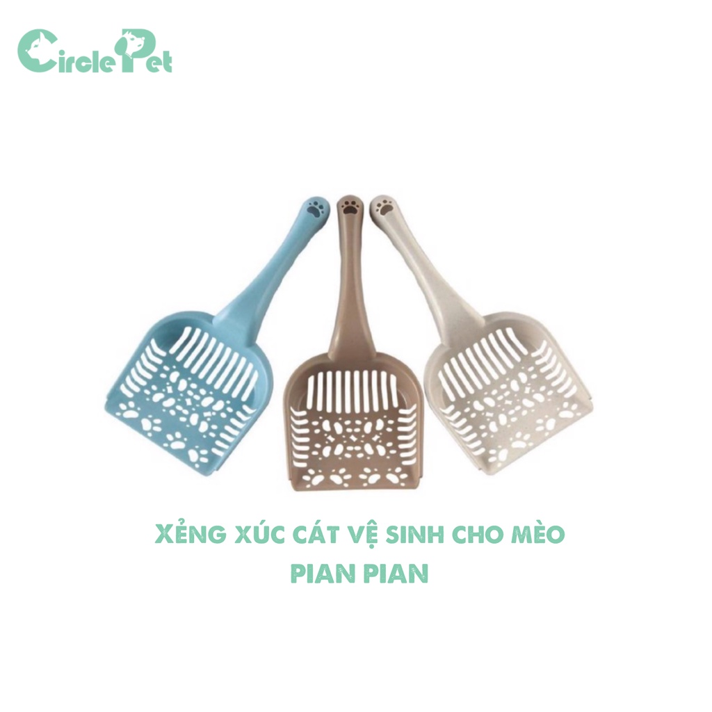 Xẻng Xúc Cát Vệ Sinh Cho Mèo Pian Pian Siêu Nhẹ Tiện Lợi - Circle Pet