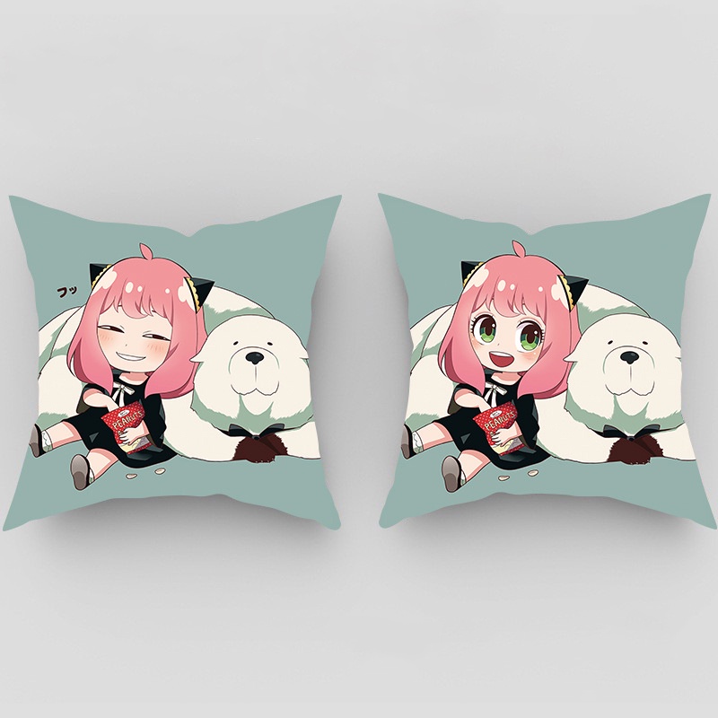 Gối IN HÌNH Spy x Family Gia đình điệp viên chibi anime xinh xắn tiện lợi gồm vỏ và ruột