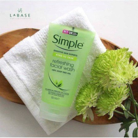 Sữa Rửa Mặt Simple Kind To Skin Refreshing Facial Wash Gel – 150ml XZ