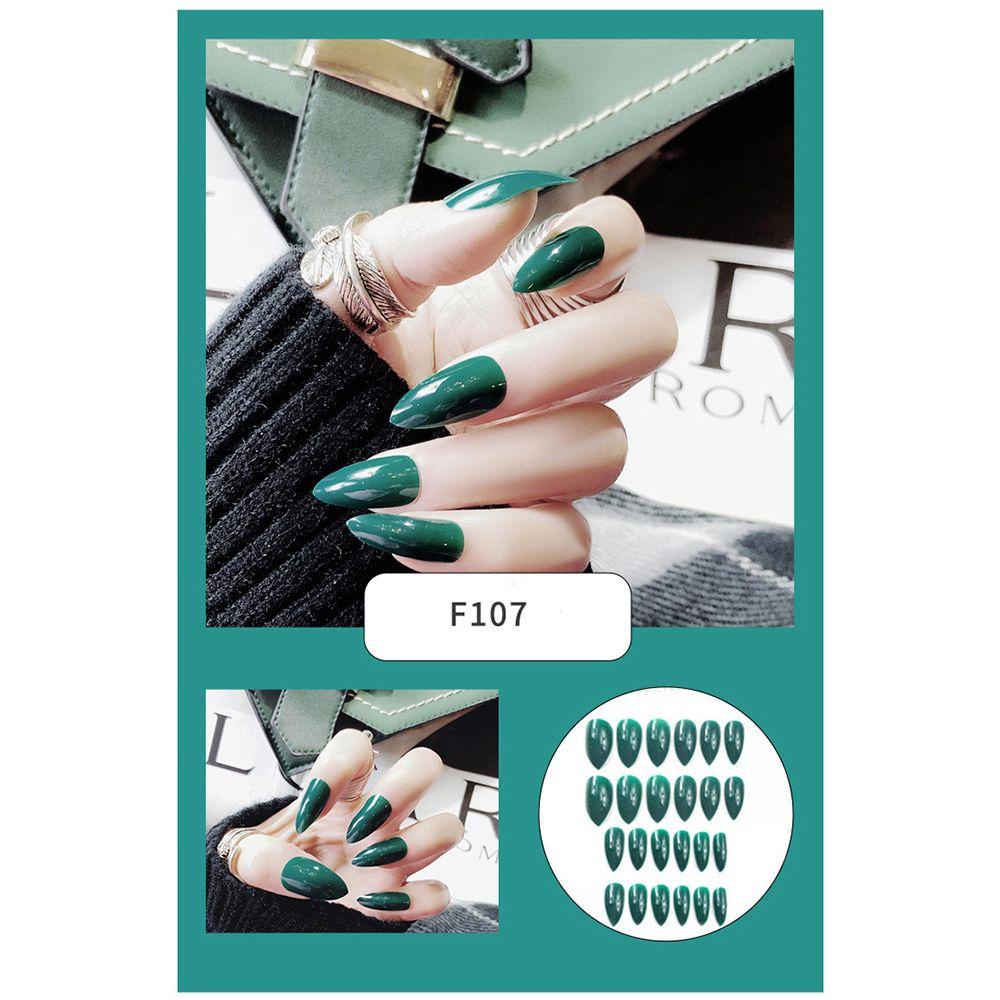 Hộp 24 Móng Tay Giả Trang Trí Nghệ Thuật