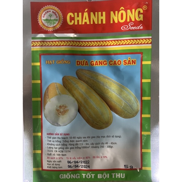 HẠT GIỐNG DƯA GANG TRÁI DÀI CHÁNH NÔNG