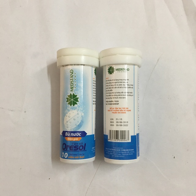 Viên sủi Oresol bù nước | Thế Giới Skin Care