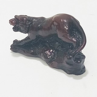 Tượng 12 con giáp cọp nhỏ màu gỗ