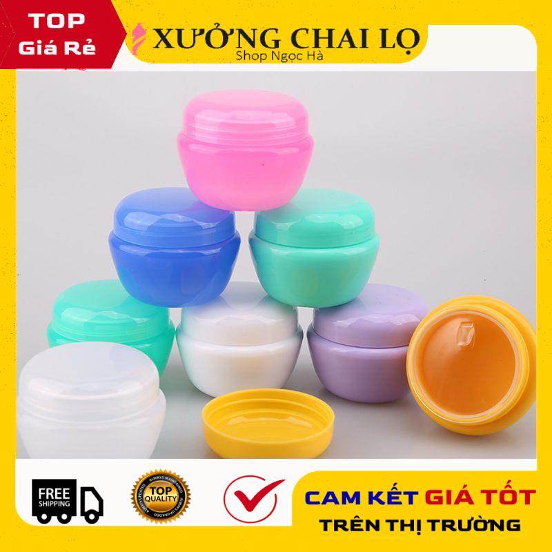 Hũ Chiết Mỹ Phẩm ❤ GIÁ RẺ NHẤT ❤ Hũ đựng kem Face 5g có nắp lót , Hũ Nấm chiết mỹ phẩm , phụ kiện du lịch