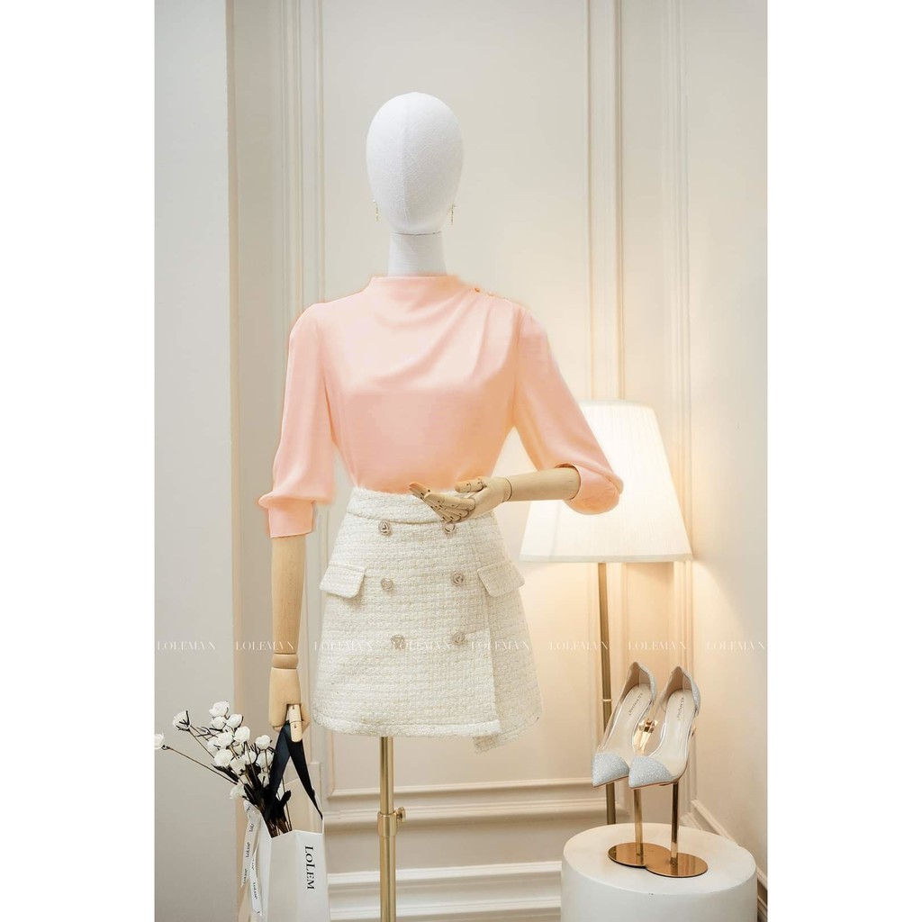 Áo sơ mi công sở ❣️FREESHIP❣️ ÁO SƠ MI SANG TRỌNG ĐÍNH NGỌC VAI CƯỜM - Hàng thiết kế chuẩn