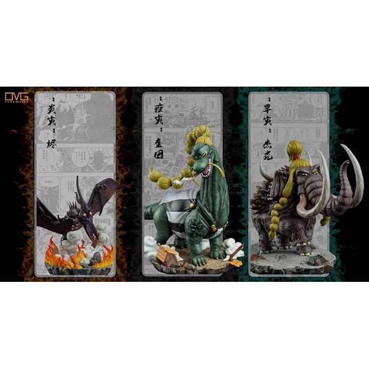 Mô hình One Piece Resin chính hãng - Bộ 3 King, Queen, Jack OMG Studio