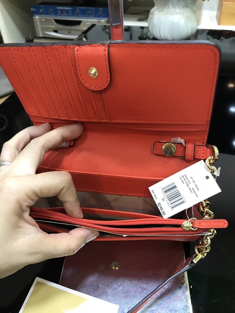Túi Michael Kors màu đỏ auth
