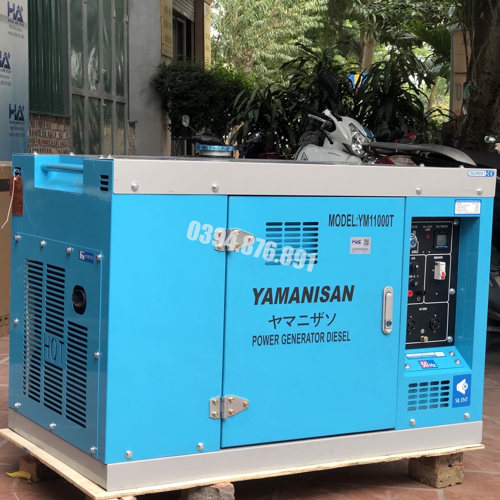 Máy Phát Điện Chạy Dầu 10KVA Yamanisan YM11000T/Y 1Pha