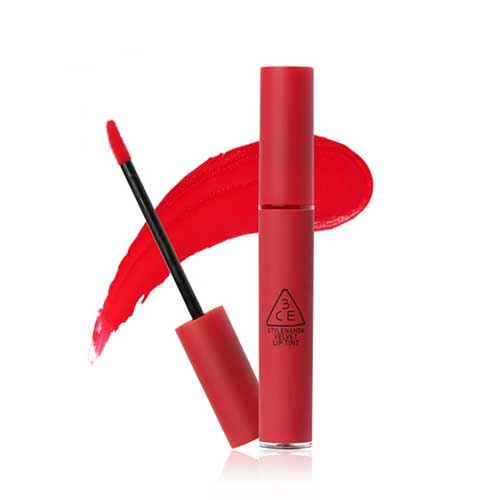 Son Kem 3CE Velvet Lip Tint BEST EVER  ( #đỏ thuần)