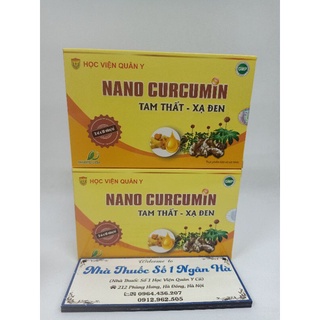 [Chính Hãng] Nano Curcumin Tam Thất Xạ Đen - Học viện Quân Y