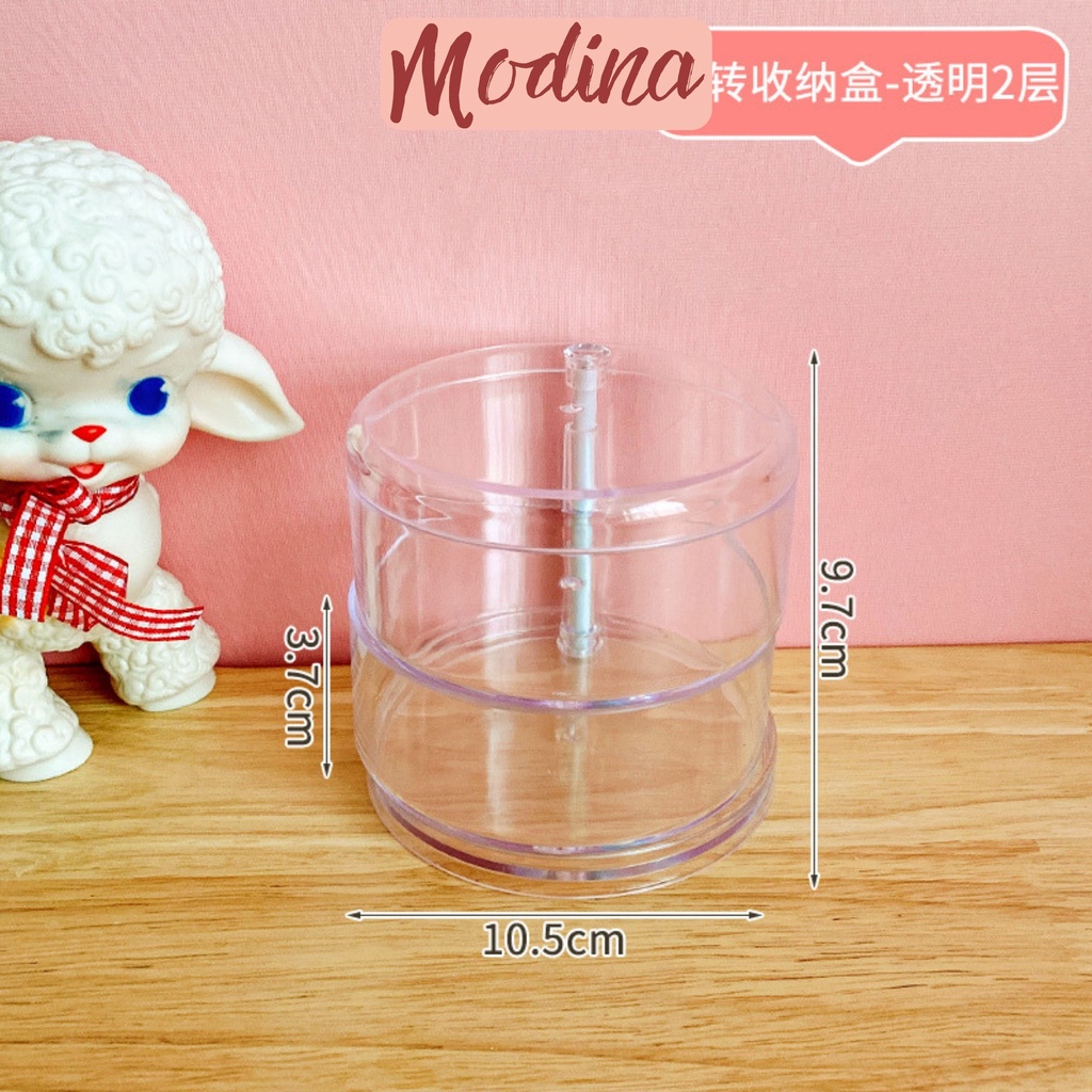 Kệ để bàn mini đựng đồ trang sức, văn phòng phẩm MODINA, tủ nhựa mica mini để bàn