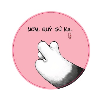 Lót Cốc - Lót Ly Tay mèo cute 9x9cm 2022