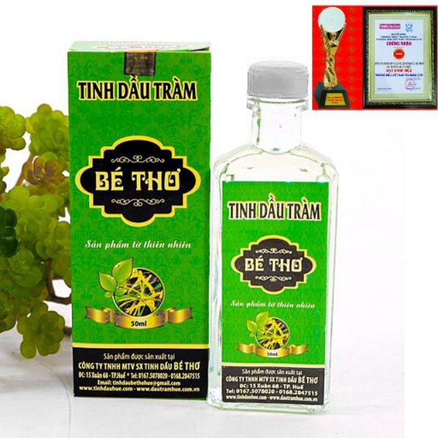 Tinh Dầu Tràm Bé Thơ Chăm Sóc Sức Khỏe Cho Cả Gia Đình Dung Tích 50ml