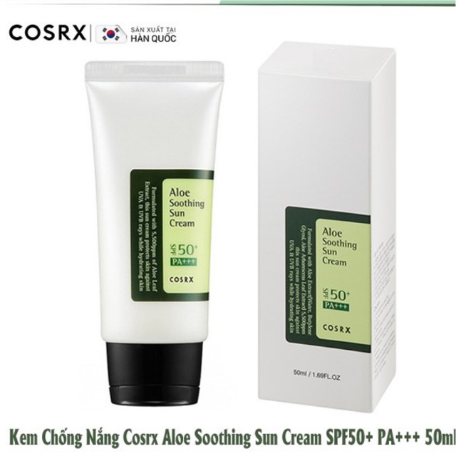 Kem Chống Nắng Cosrx Aloe Soothing Sun Cream SPF50+ PA+++ 50ml