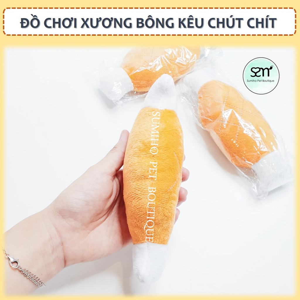 Đồ chơi tương tác với thú cưng Sumiho – Xương bông kêu chút chít