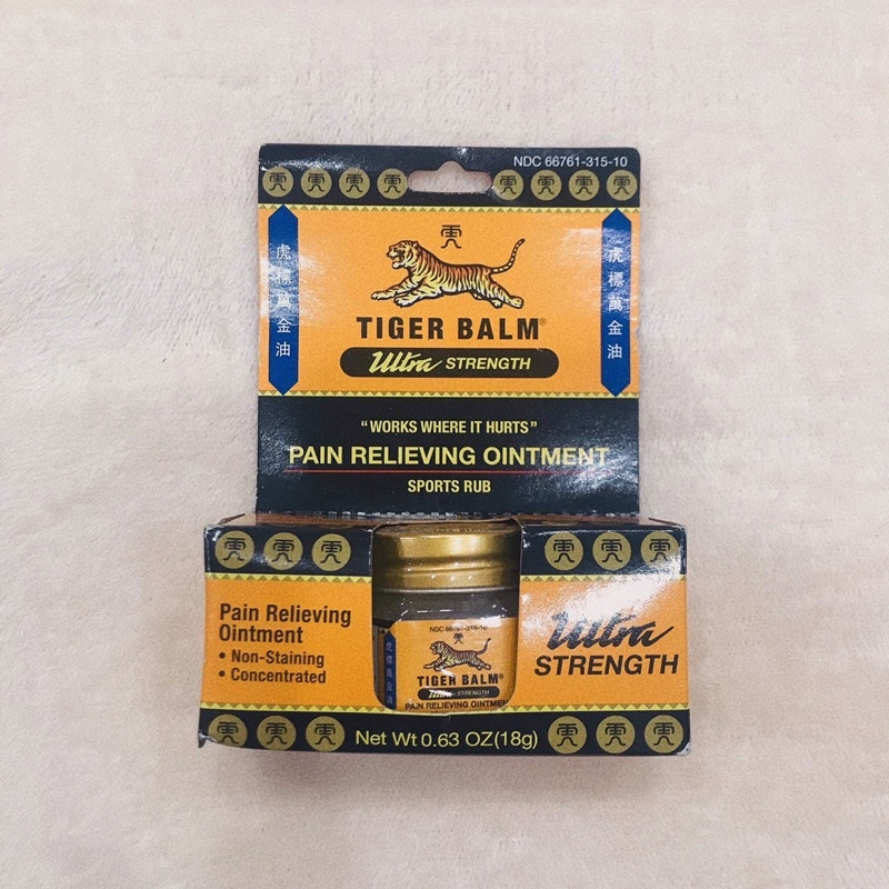 (Hàng Mỹ) Dầu cù là Tiger Balm hiệu con hổ Ultra Strength - 18g