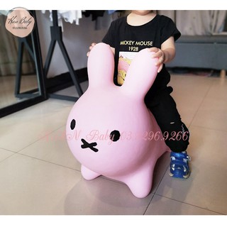Thú nhún hình Thỏ cho bé (tặng kèm bơm)