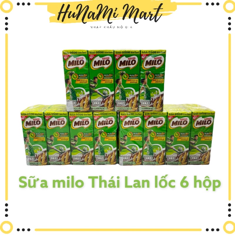 Sữa Milo Thái Lan 1 lốc 8 hộp x 180ml/hộp