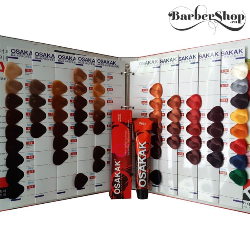 Bảng màu nhuộm tóc Osaka
