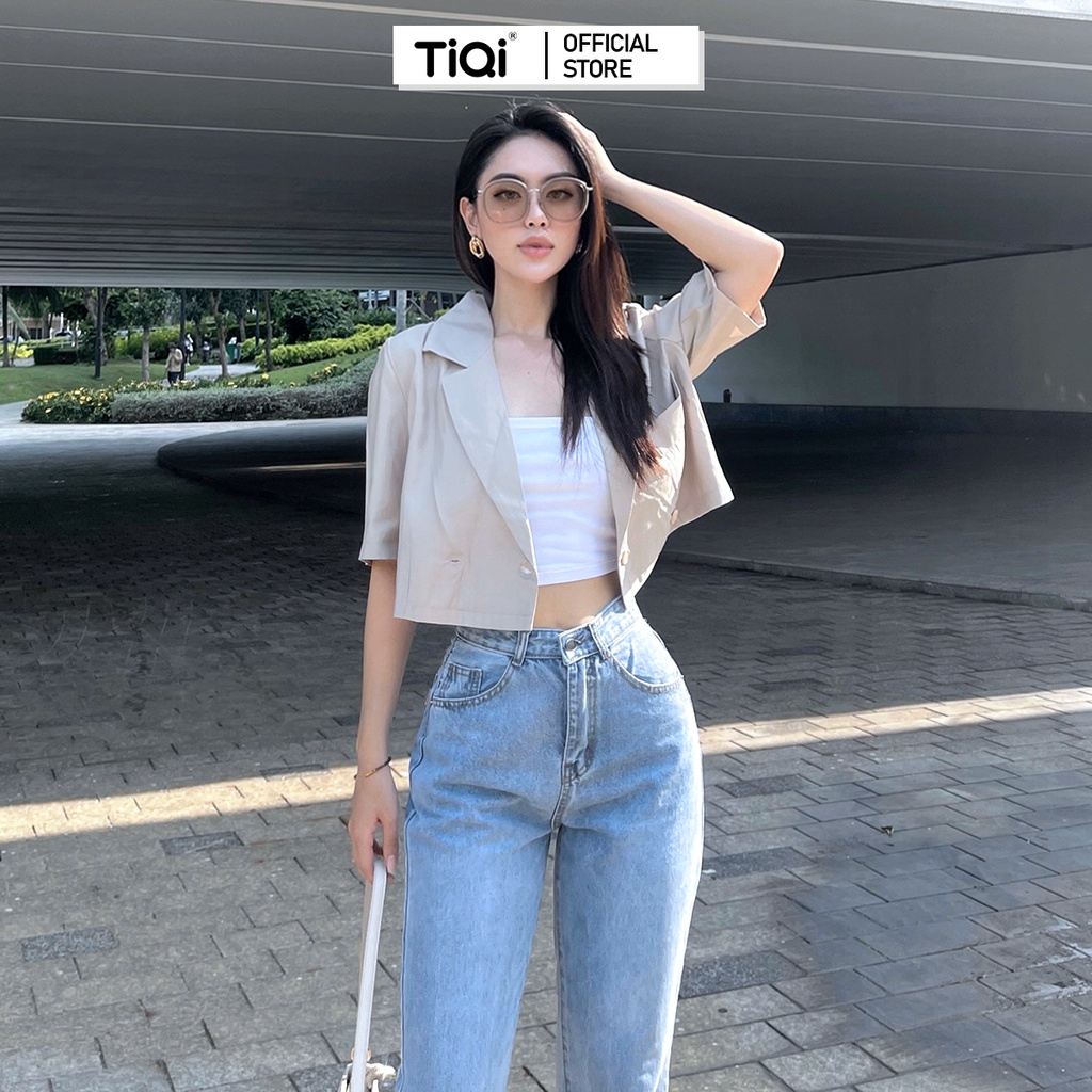 Quần Baggy Jean Trơn Hot Trend  TiQi Jeans B1-211