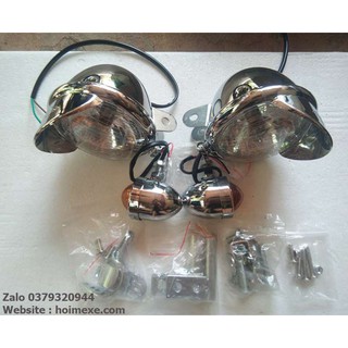 Đèn trợ sáng suzuki gz 150a halogen, tặng kèm pass ốc vít