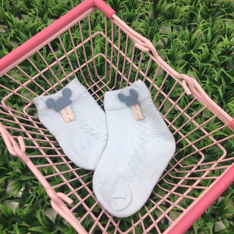Tất trẻ em, bít tất cotton lưới cho bé sơ sinh cho trẻ từ 0 đến 3 tuổi