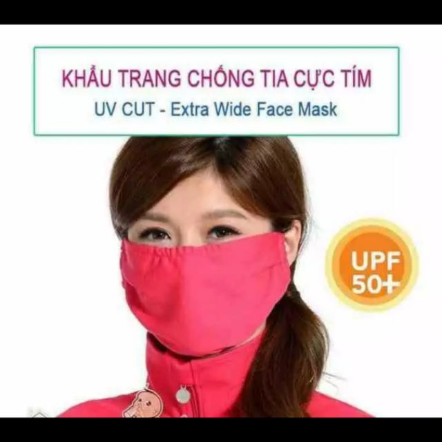 Combo 5 khẩu trang chống tia UVCUT -NHẬT BẢN