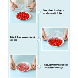 SET 100 MÀNG BỌC THỰC PHẨM GẤU