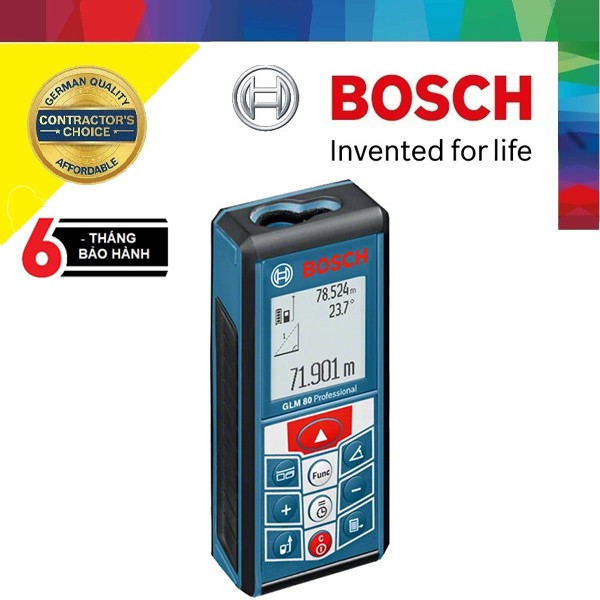 Máy đo khoảng cách laser Bosch GLM 80