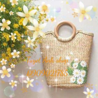 Giỏ xách lục bình, cói, mây, túi xách nữ thời trang, túi xách handmade