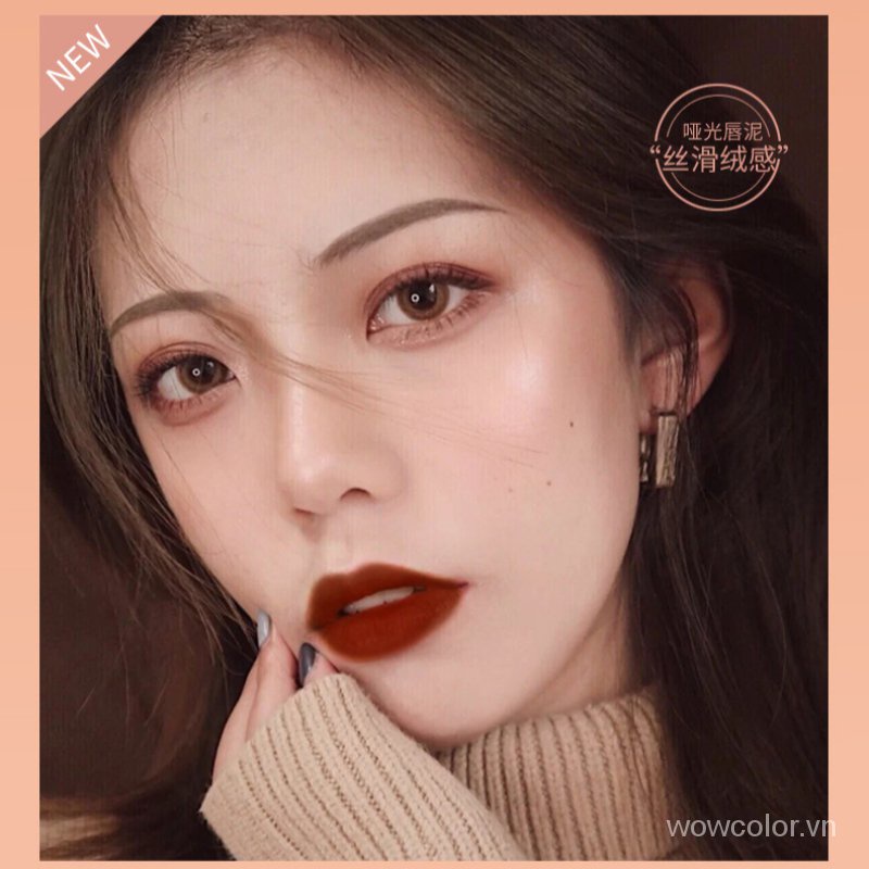 [Hàng mới về] Son bóng dạng lỏng MAFFICK màu đỏ khói mềm mại không dính cốc lâu trôi chất lượng cao