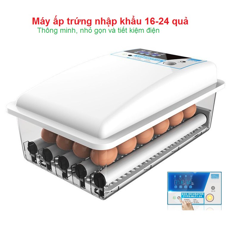 XẢ THANH LÝ [ Săn Sales] 10.10 NEW - (Hàng nhập khẩu) Máy ấp trứng tự động 16 quả đầy kho ! . . Hàng Chuẩn auth ｡