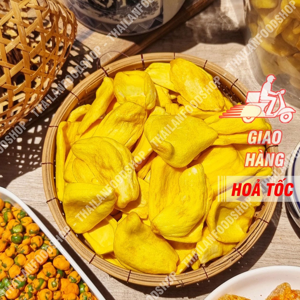 Mít Sấy Giòn Nguyên Miếng Hàng Xuất Khẩu Túi 500gr