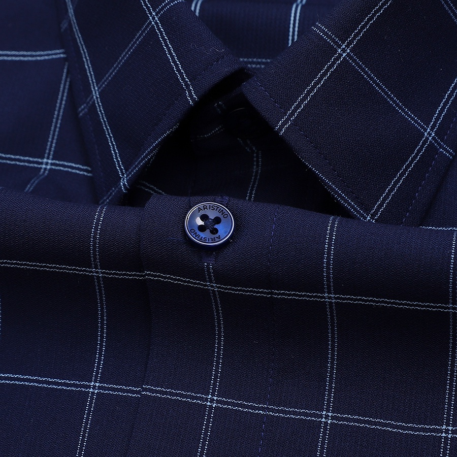 [MẪU MỚI] Áo sơ mi nam ngắn tay ARISTINO dáng Perfect fit thoải mái, chất liệu bamboo thoáng mát - ASS016S2