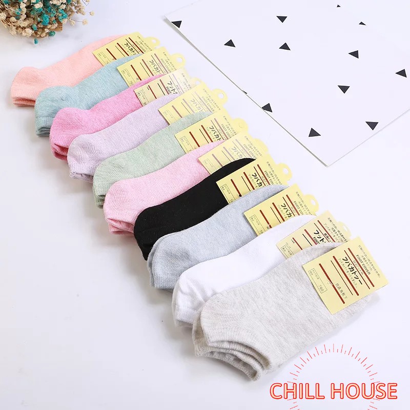 Sỉ 10 đôi tất nữ cổ ngắn Nhật - CHILLHOUSE