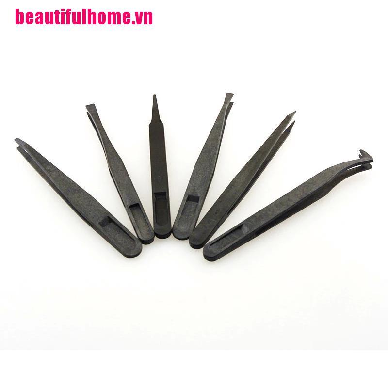 Set 1/ 6 nhíp nhựa chất lượng cao 12x1.1x1.4cm/ 4.7