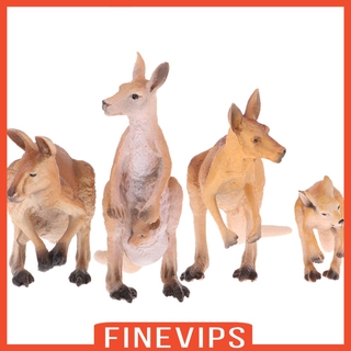 Set 4 Mô Hình Đồ Chơi Nhân Vật Kangaroo
