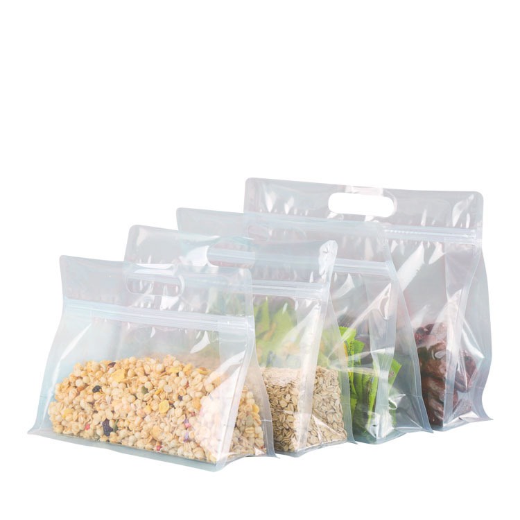 Túi Zip Ngang Trong Suốt Đựng Hạt, Bánh, Kẹo, Quà