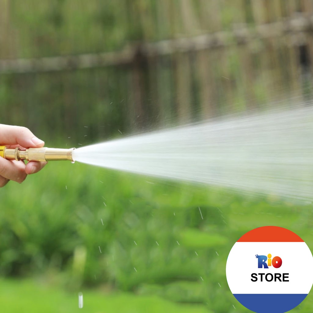 Vòi xịt nước tăng áp suất nước, rửa xe, tưới cây đa năng (tặng đai siết)