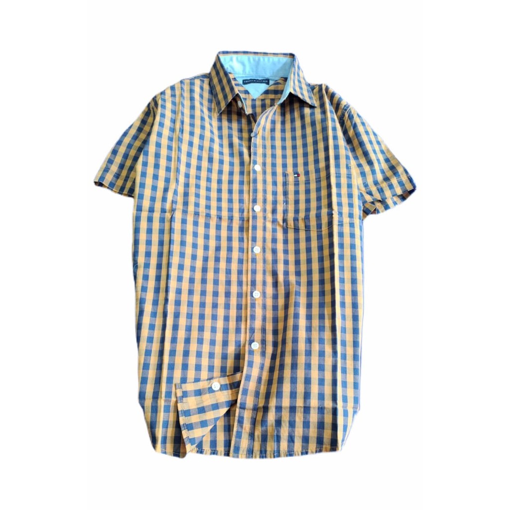 ÁO SƠ MI NAM SỌC CARO TAY NGẮN SIÊU ĐẸP | BigBuy360 - bigbuy360.vn